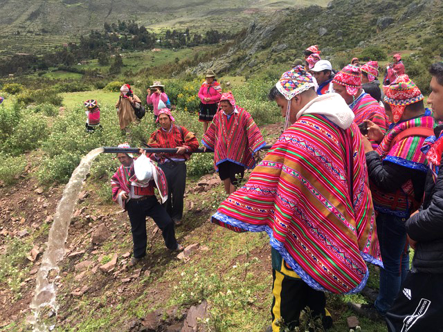 Community of Ccotataqui Celebrates New Water