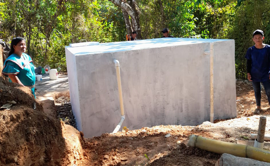A New Water Supply Tank is Complete for Zapote #1